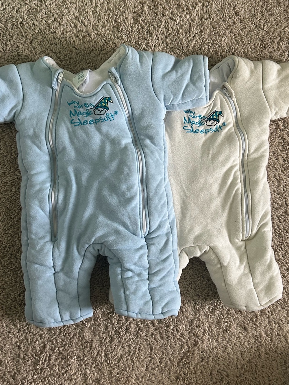 Set of 2 Baby Merlins Magic Sleepsuit